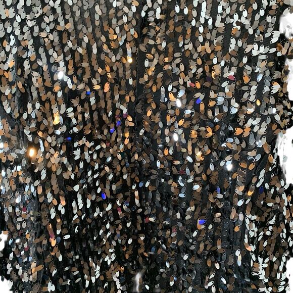 INC International Concepts Sequin Cardigan Jacket Sz 1X Open Front Holiday Party - Picture 13 of 14